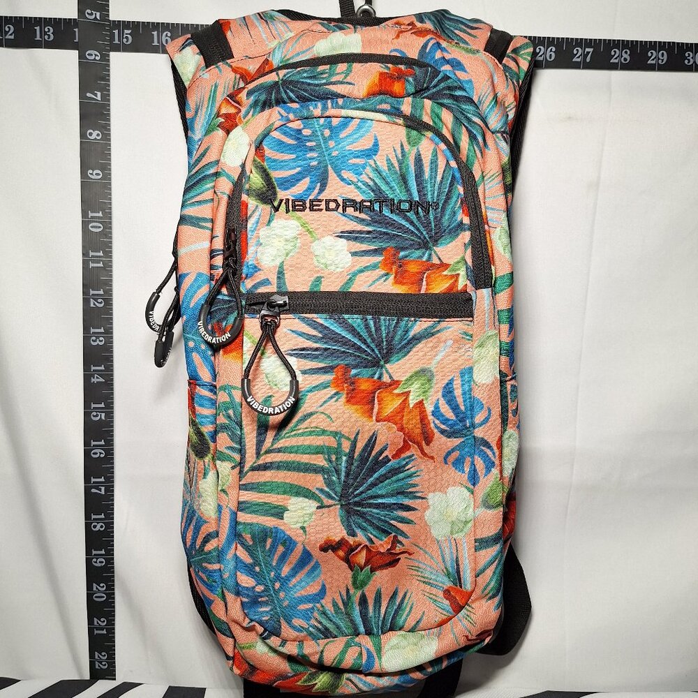Vibedration Hydration Backpack w/o bladder - Tropical Floral - Used